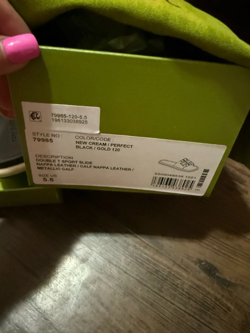 Tory Burch Double T Sport Slide